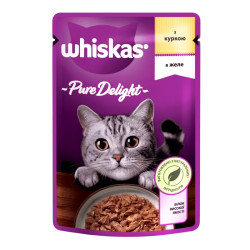 Whiskas Pure Delight корм для котів курка в желе 85 г