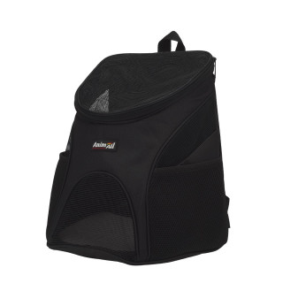 Рюкзак-переноска AnimAll для тварин (31х25х35 см) | Чорний