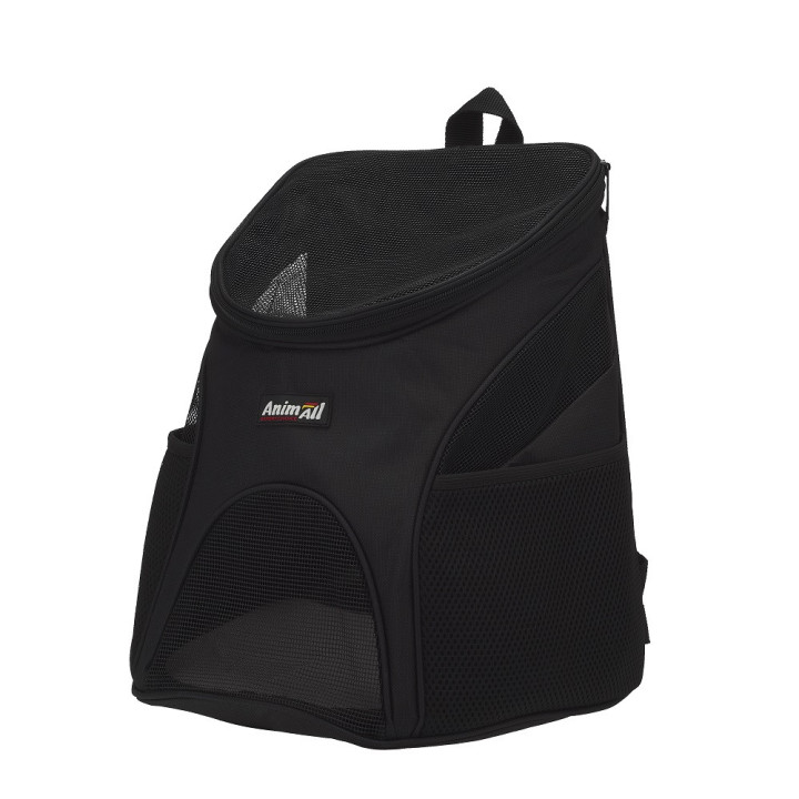 Рюкзак-переноска AnimAll для тварин (31х25х35 см) | Чорний