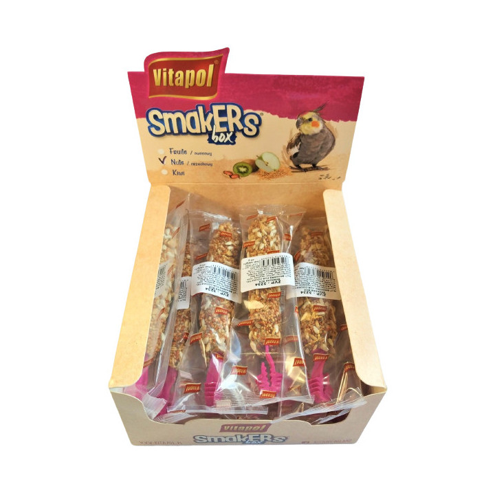 Ласощі Vitapol Smakers для німф Горіх 12 шт | zooopt.net