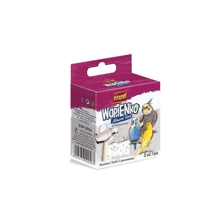 Мінеральний камінь Vitapol для птахів з мушлями 40г | zooopt.net