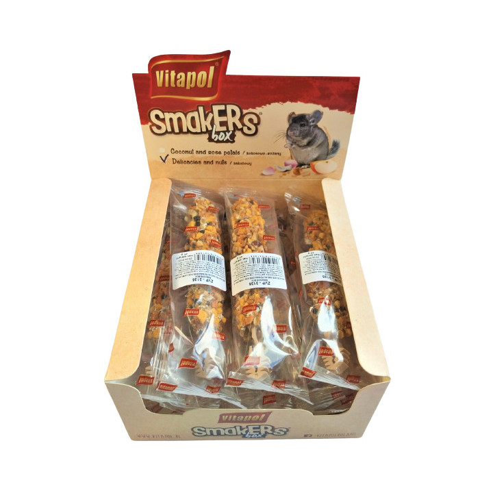 Vitapol Smakers Box для шиншил Фрукти-Горіх (12 шт) - купити