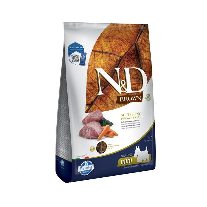 Farmina N&D BROWN для собак з коричневою шерстю 5 кг | ZooOpt
