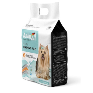 Пелюшки AnimAll Puppy Training Pads для собак і цуценят, 60 х 60 см, 10 штук