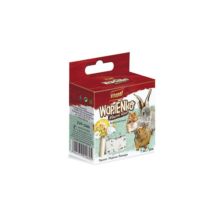 Мінеральний камінь Vitapol для гризунів Попкорн 40г - купити