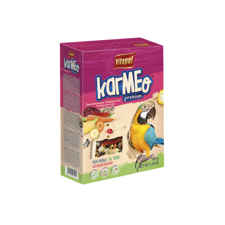 Корм Vitapol Karmeo Premium для великих папуг 900г | zooopt.net