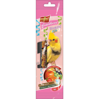 Ласощі Vitapol Smakers для німф фруктові 45 г | zooopt.net