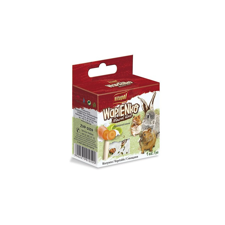 Мінеральний камінь Vitapol для гризунів Овочевий 40г | zooopt.net