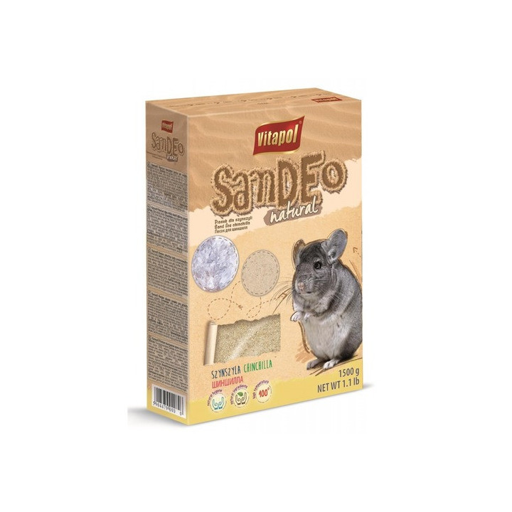 Пісок для шиншил Vitapol 1.5 кг - Купити для купання | zooopt.net