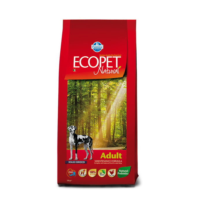 Сухий корм Farmina ECOPET NATURAL Adult MAXI для дорослих собак великих порід, з куркою, 12 кг