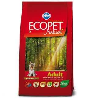 Сухий корм Farmina ECOPET NATURAL Adult MINI для дорослих собак дрібних порід, з куркою, 12 кг