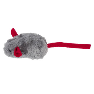 Іграшка для котів AnimAll Fun Мишка з пищалкою 15 см | Купити