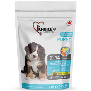 1st Choice Puppy Medium & Large 0.35 кг корм для цуценят на пробу