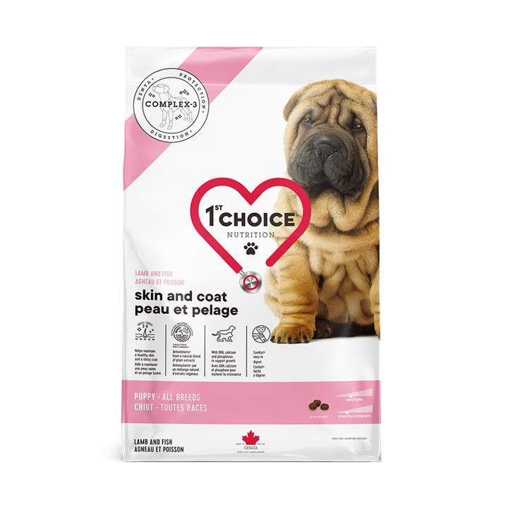 1st Choice Puppy Skin & Coat Ягня/Риба 11 кг для цуценят - ZooOpt