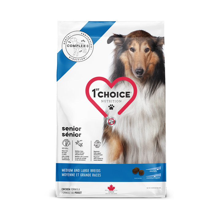 1st Choice Senior Medium/Large для собак 12 кг | zooopt.net