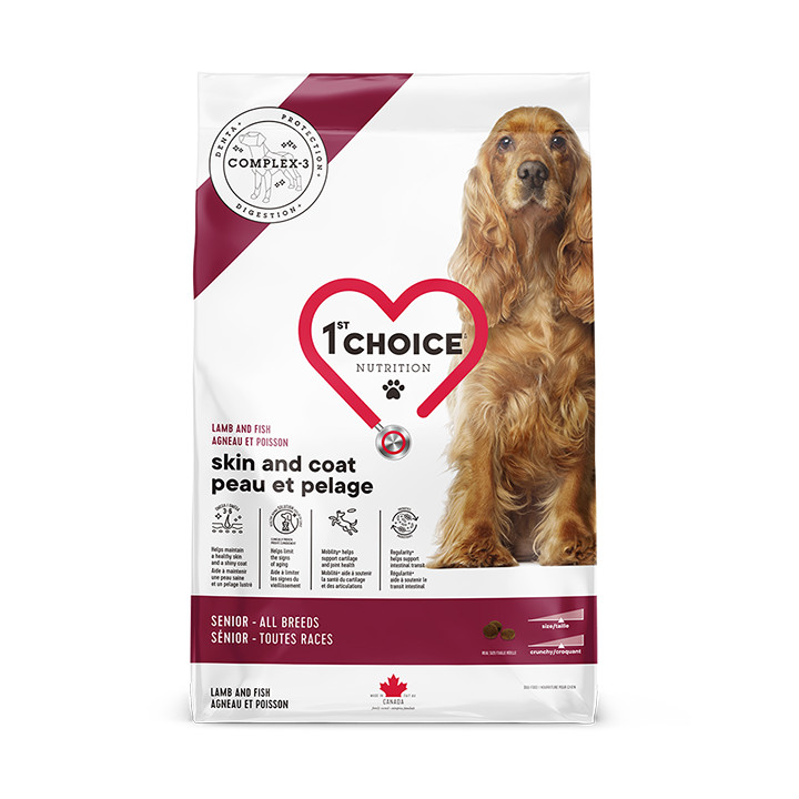 1st Choice Senior Lamb&Fish для чутливих собак 11 кг | Без курки