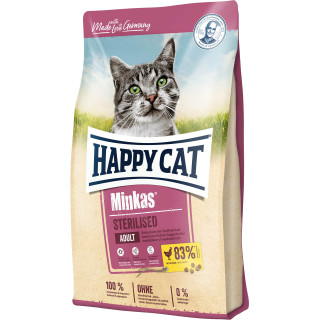 Happy Cat Minkas Sterilised Geflugel 10 кг - Корм для стерилізованих котів з птицею