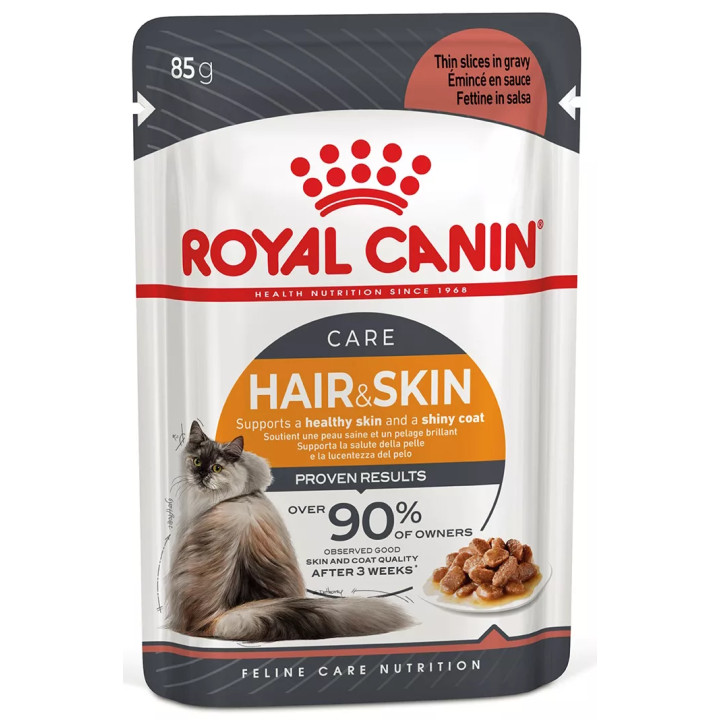 3+1 Royal Canin HAIR & SKIN CARE в Соусі 0.085 кг
