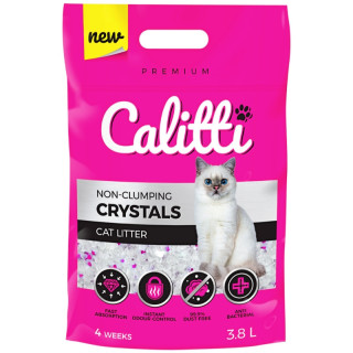 Calitti Crystals 3.8 л силікагелевий наповнювач для котячого туалету