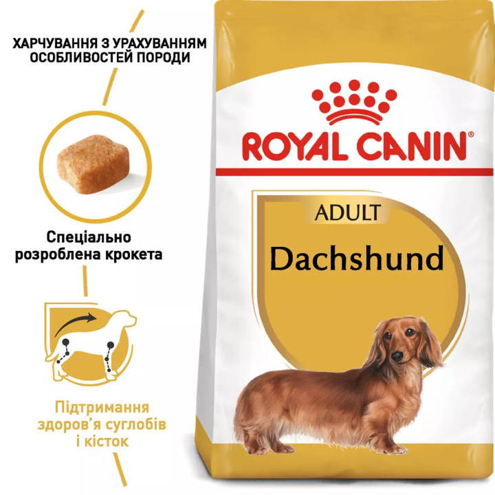 Замовити Dachshund Adult 1.5 кг Royal Canin | Знижка до 23% | Відправка з Києва по Україні