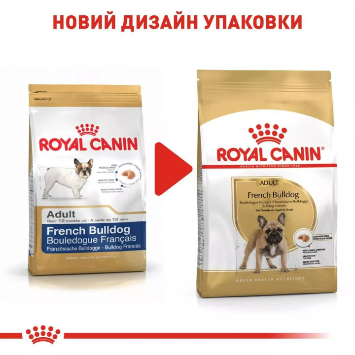 Замовити French Bulldog Adult 1.5 кг Royal Canin | Знижка до 23% | Відправка з Києва по Україні
