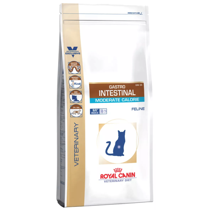 Royal Canin Gastro Intestinal Moderate Calorie 0.4 кг | Сухий Корм для котів Гастроінтестінал помірна калорійність
