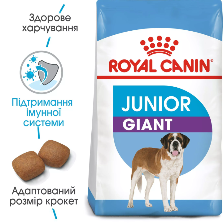 Замовити Giant Junior 15 кг Royal Canin | Знижка до 23% | Відправка з Києва по Україні