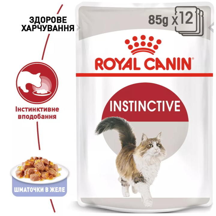 Замовити Instinctive In Jelly 0.085 кг Royal Canin | Знижка до 23% | Відправка з Києва по Україні