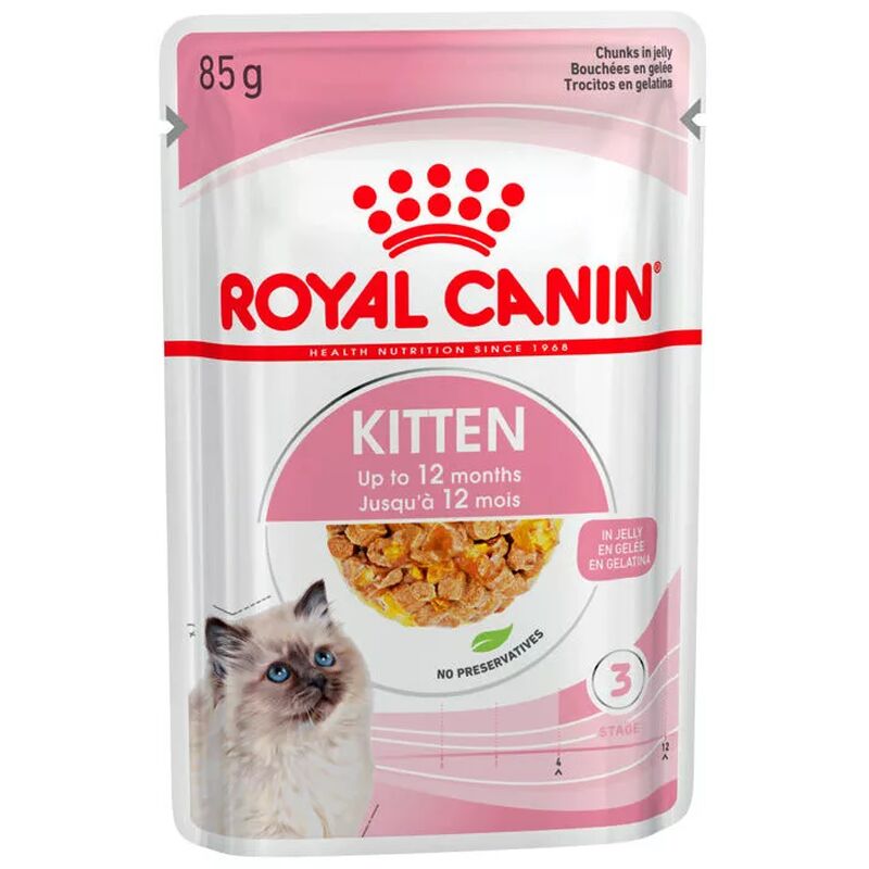 Kitten Instinctive In Jelly 0.085 кг | Royal Canin | Консервований Корм Для Кошенят У Желе Паучі