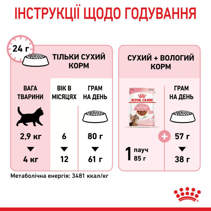 Замовити Kitten Sterised 2 кг Royal Canin | Знижка до 23% | Відправка з Києва по Україні