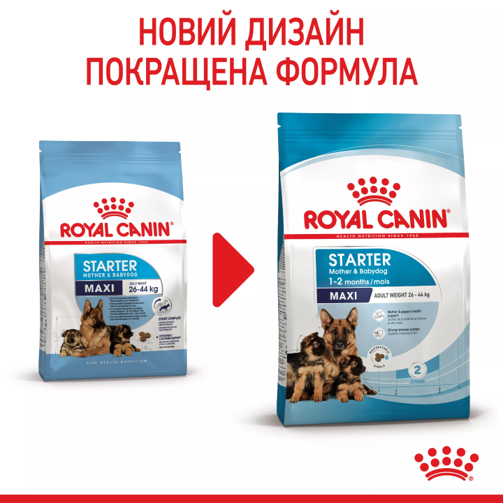 Замовити Maxi Starter 4 кг Royal Canin | Знижка до 23% | Відправка з Києва по Україні