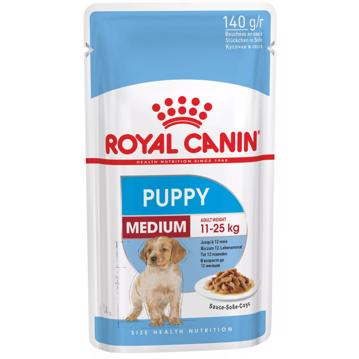Замовити Medium Puppy 0.14 кг Royal Canin | Знижка до 23% | Відправка з Києва по Україні