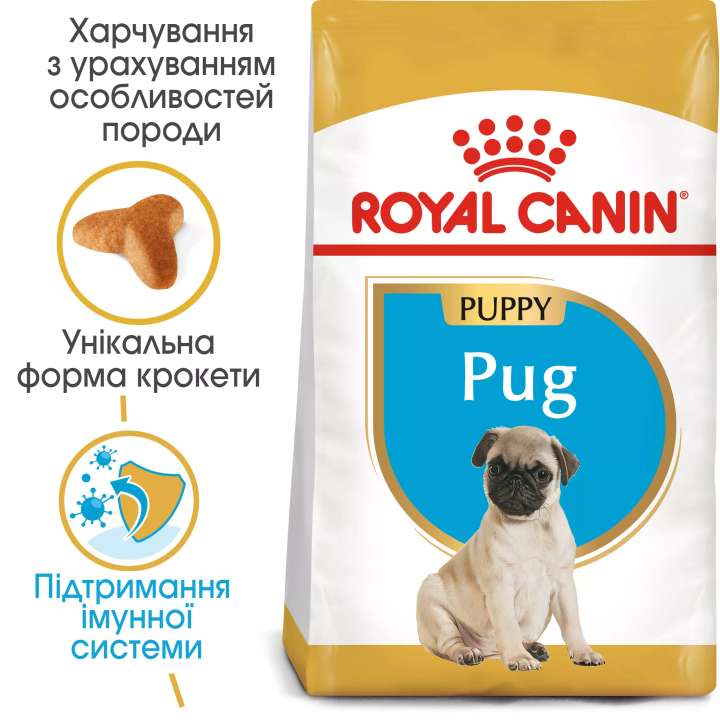 Замовити Pug Puppy 1.5 кг Royal Canin | Знижка до 23% | Відправка з Києва по Україні