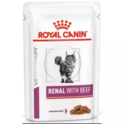 Royal Canin Renal with Beef - Дієтичний Вологий Корм Для Котів При Захворюваннях Нирок