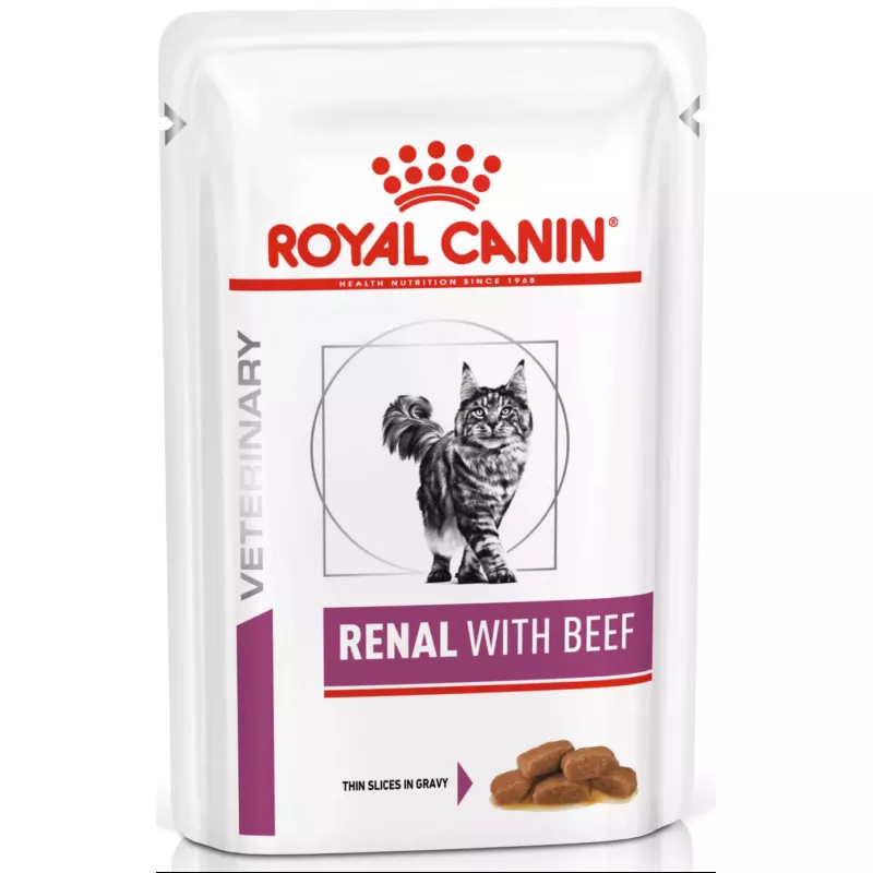 Royal Canin Renal with Beef - Дієтичний Вологий Корм Для Котів При Захворюваннях Нирок