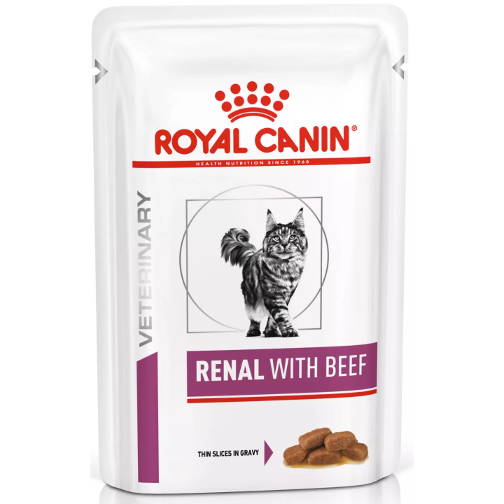 Royal Canin Renal with Beef - Дієтичний Вологий Корм Для Котів При Захворюваннях Нирок