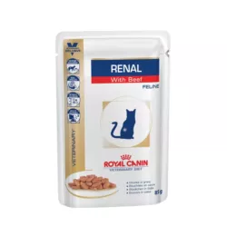Renal With Beef Pouches 0.085 кг | Royal Canin | Консервований Корм Для Котів При Нирковій Недостатності Яловичина