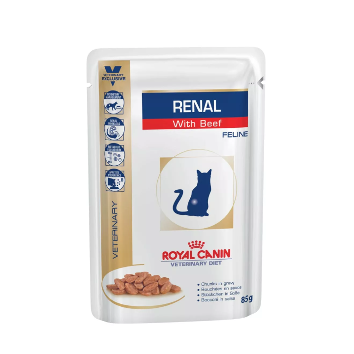 Royal Canin Renal with Beef - Дієтичний Вологий Корм Для Котів При Захворюваннях Нирок