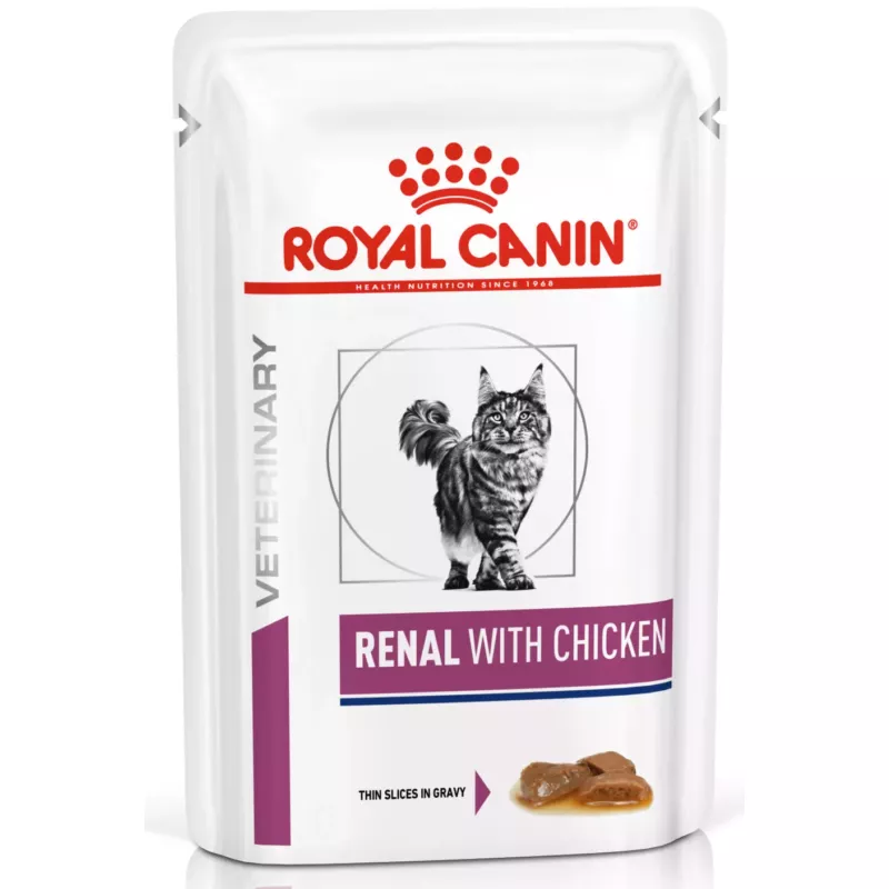 Royal Canin Renal with Chicken - Вологий корм для котів при нирковій недостатності