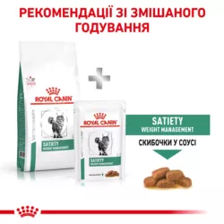 Satiety Weight Management Cat 1.5 кг | Royal Canin | Сухий Корм Для Котів Контроль Надлишкової Ваги