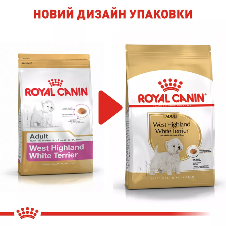 Замовити West Highland White Terrier Adult 3 кг Royal Canin | Знижка до 23% | Відправка з Києва по Україні
