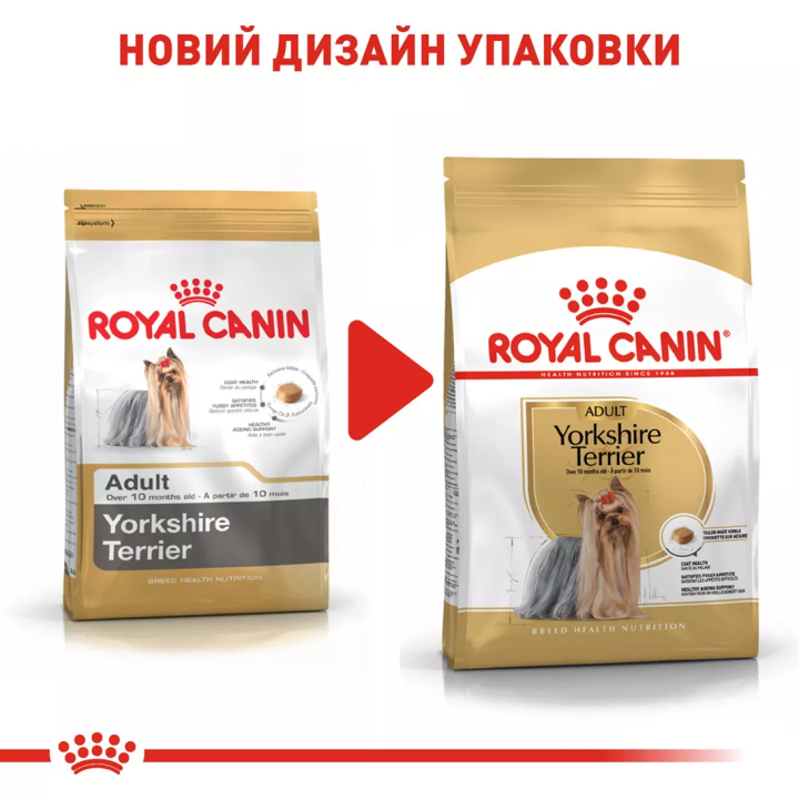Замовити Yorkshire Terrier Adult 0.5 кг Royal Canin | Знижка до 23% | Відправка з Києва по Україні