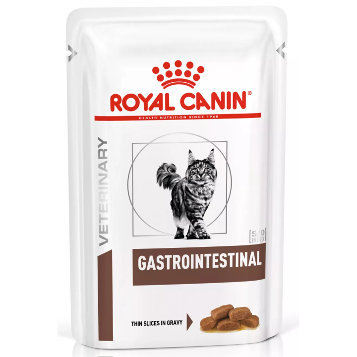 Royal Canin GastroIntestinal Cat Pouches 0.085 кг | Консервований Корм у паучах для котів Гастроінтестінал