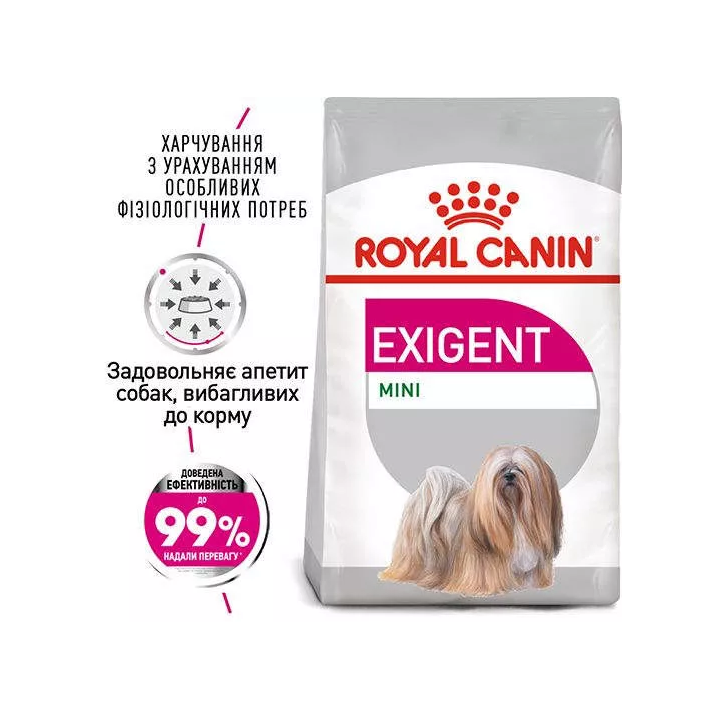 Замовити Mini Exigent 3 кг Royal Canin | Знижка до 23% | Відправка з Києва по Україні