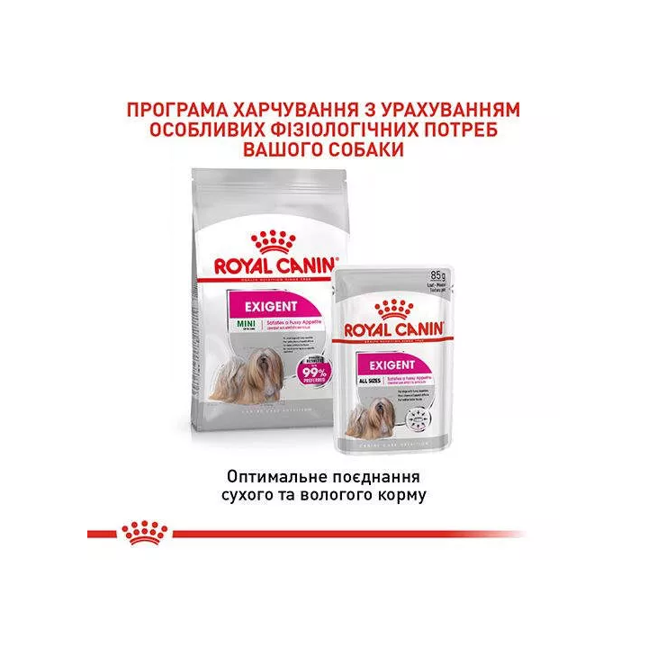 Замовити Mini Exigent 3 кг Royal Canin | Знижка до 23% | Відправка з Києва по Україні