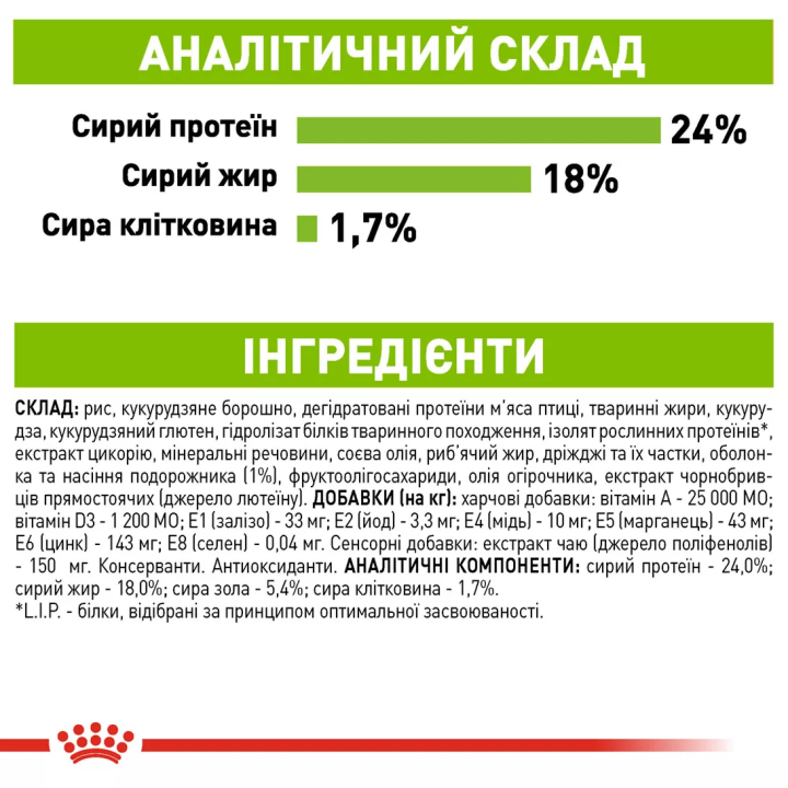 Замовити Xsmall Adult 8+ (3 кг) Royal Canin | Знижка до 23% | Відправка з Києва по Україні