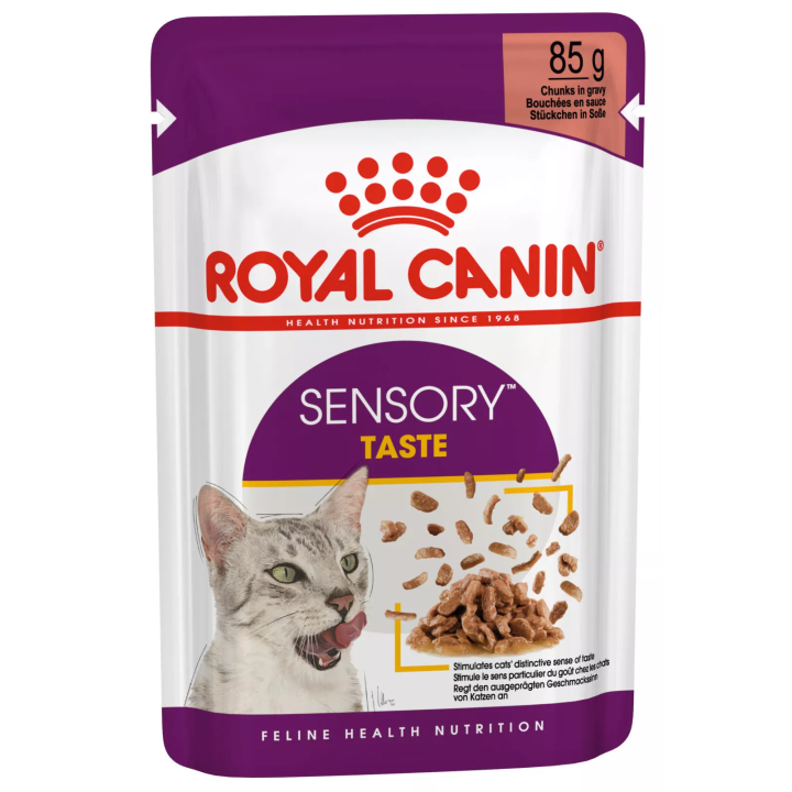 Замовити Sensory Taste Chunks In Gravy 0.085 кг Royal Canin | Знижка до 23% | Відправка з Києва по Україні