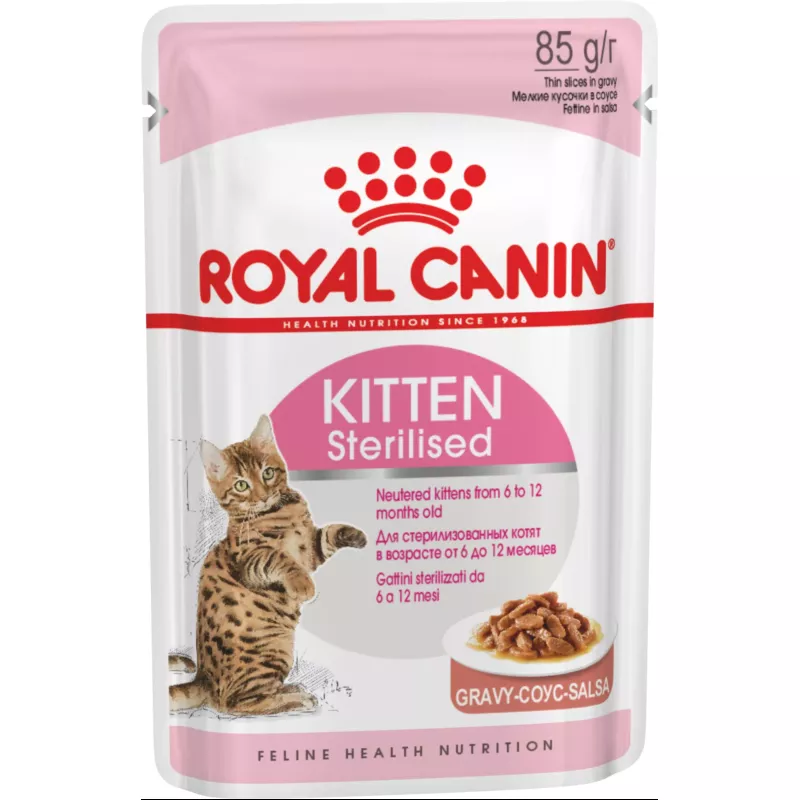 Замовити Kitten Sterilised 0.085 кг Royal Canin | Знижка до 23% | Відправка з Києва по Україні