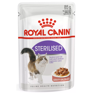 Royal Canin Sterilised Gravy 😻 Вологий корм для стерилізованих котів – купити в Києві | zooopt.net 🐾