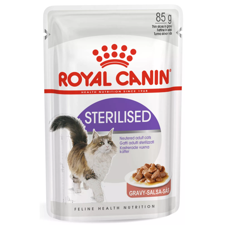 Royal Canin Sterilised Gravy 😻 Вологий корм для стерилізованих котів – купити в Києві | zooopt.net 🐾
